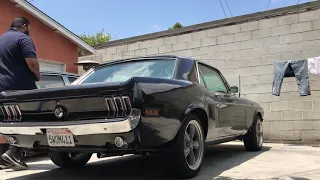 1968 mustang long cold start