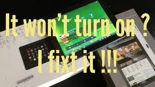 my android tablet wont turn on how to fix