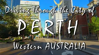 Driving Through Perth CBD, Western Australia - 4K UHD