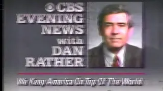 CBS Evening News/Sin of Innocence promos & network ID, 1986