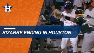 Astros walk it off in bizarre fashion in the 11th