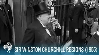 Sir Winston Churchill Resigns (1955) | British Pathé