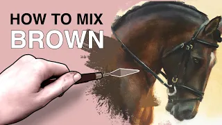 How To Mix BROWN in oils from a limited palette. Colour Mixing Tutorial