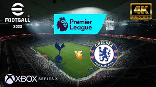 eFootball 2023 - Tottenham vs Chelsea | Premier League | NEXT GEN XBOX SERIES X [4K 60FPS].