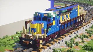 Minecraft CSX EMD SD40-2 Locomotive Tutorial