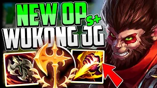 HOW TO PLAY WUKONG JUNGLE & CARRY LOW ELO👌 + BEST BUILD/RUNES (61% WR BUILD🔥) SEASON 13 GUIDE