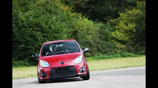 Renault Twingo GT F4RT at Curborough Sprint Track and overcooking it.