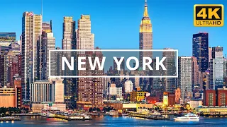 New York City (NYC), USA 🇺🇸 | 4K Drone Footage