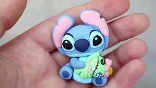 Stitch and Scrump in Polymer clay - Easy tutorial