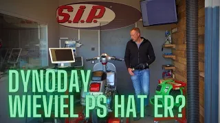 Dynoday@SIP Scootershop / Leistungsmessung bei SIP in Landsberg / was bringt der VMC Crono 187ccm?