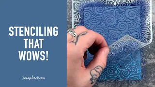 Stenciling That Wows! | Scrapbook.com