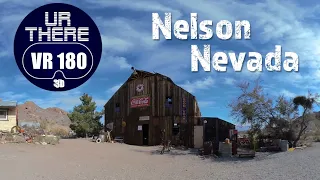 Tour an old west Ghost town near Las Vegas in VR1803D. Nelson, NV.