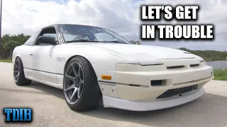 SKETCHY 650HP KA-T 240SX Review! (Subscriber Challenged Me to Break His Car!)