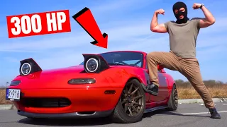 Building A 300HP Miata In 5 SECONDS