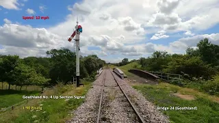 Grosmont to Pickering Route Learning 2022 behind 9F No. 92134 on the North Yorkshire Moors Railway