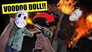 I USED A VOODOO DOLL ON JASON VOORHEES AT 3 AM!! (HE WAS SET ON FIRE!!)