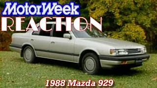 1988 Mazda 929 (Reaction) Motorweek Retro Review