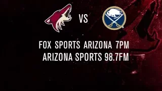 Arizona Coyotes 3 O'Clock Feeding - Sabres vs Coyotes