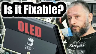 Nintendo Switch OLED. They messed up the repair. No Fix No Fee is never an option