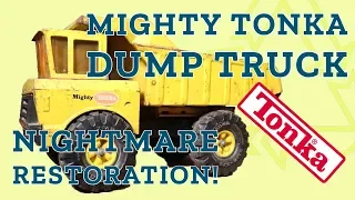 1977 Mighty Tonka Dump Truck Restoration