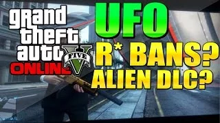 GTA 5 Online INSANE UFO SIGHTINGS - ROCKSTAR BANNING,ALIEN DLC,EASTER EGG EXPLAINED! - GTA 5 MODS