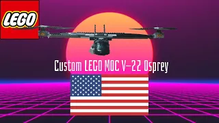 Custom LEGO MOC US V-22 Osprey
