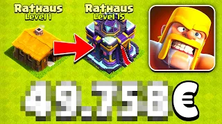 Wie TEUER ist MAXED RATHAUS 15? 🤑 Clash of Clans