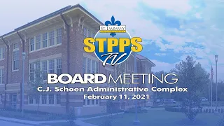 STPPS Board Meeting – 2/11/21