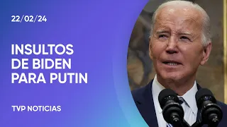 Biden insultó a Putin en un acto