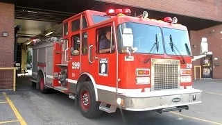 Montreal Fire Department - Spare Engine 299 Responding Out Of Station 19 - SIM 299