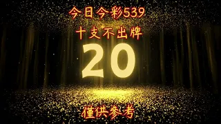 阿吉539不出牌十不開-2024/5/13｜買今彩539彩卷做公益