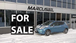 Delivering my Leaf to Marcusbil for sale part 1