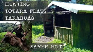 Hunting Totara Flats in the Mighty Tararuas staying in Sayers Hut after 30yrs not much had changed!