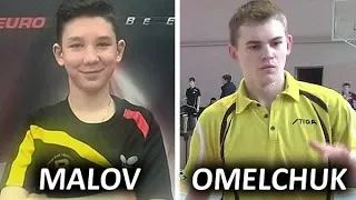 Малов - Омельчук / Malov - Omelchuk на Высшей лиге КЧУ 2018-05, 4-й тур