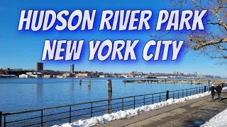 🇺🇸 LIVE NYC Exploring Hudson River Park From Chelsea Piers to Riverside Park (22°F -6°C)