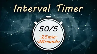 50/5 Interval Timer || Tabata 50/5 Timer || TheMusic2Go ||