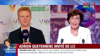 Adrien Quatennens face à Ruth Elkrief sur LCI | Dimanche, pour battre Macron, votez #NUPES !