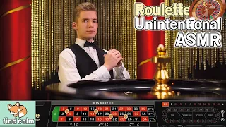 Unintentional ASMR Casino ♥️ Relaxing Roulette with Mumbly Croupiers