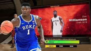 OFFICIAL ZION WILLIAMSON *ZANOS* BUILD in NBA 2K23 - RARE EASTER EGG BUILDS | HOW TO CREATE