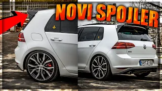 STAVLJAM NOVI SPOJLER NA GOLF 7 GTI | STIGLO JOŠ DIJELOVA