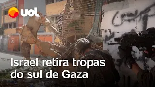 Israel x Hamas: Israel retira suas tropas do sul de Gaza após seis meses de guerra
