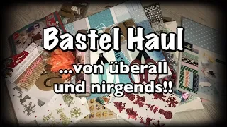 Bastel Haul (deutsch), Tedi Haul, Rossmann Haul, Kik Haul, Scrapbook basteln mit Papier, DIY