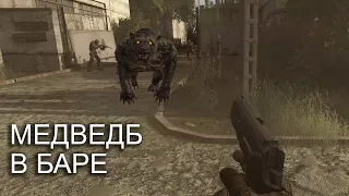 На БАР напал МЕДВЕДЬ. STALKER AREA #9