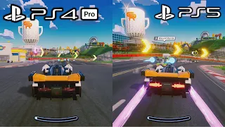 Lego 2K Drive - PS4 Pro vs PS5 Graphics Comparison