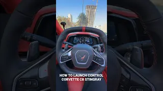 HOW TO LAUNCH CONTROL A CORVETTE C8 STINGRAY!!! 0-60MPH IN 2.9 SECONDS!!!