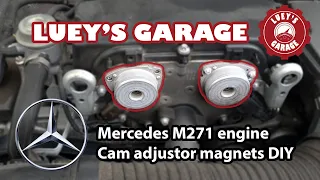 Mercedes Benz C200 Kompressor - Cam adjustor magnets cheap DIY fix! W204 M271