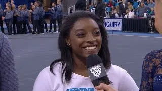 Olympian Simone Biles cheers on Madison Kocian and Bruins: 'It's always amazing to support my...