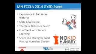 GYSD Youth Webinar January 30 2014