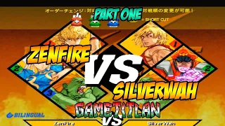 CAPCOM VS SNK 2 - ZENFIRE Vs SILVERWAH ,Fightcade 2 ,Flycast,CHAQN2,TLELOC,BahamianKing,JUSTIN WONG