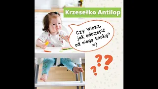 Krzesełko IKEA antilop - ciekawostki czyli jak zdjąć tackę